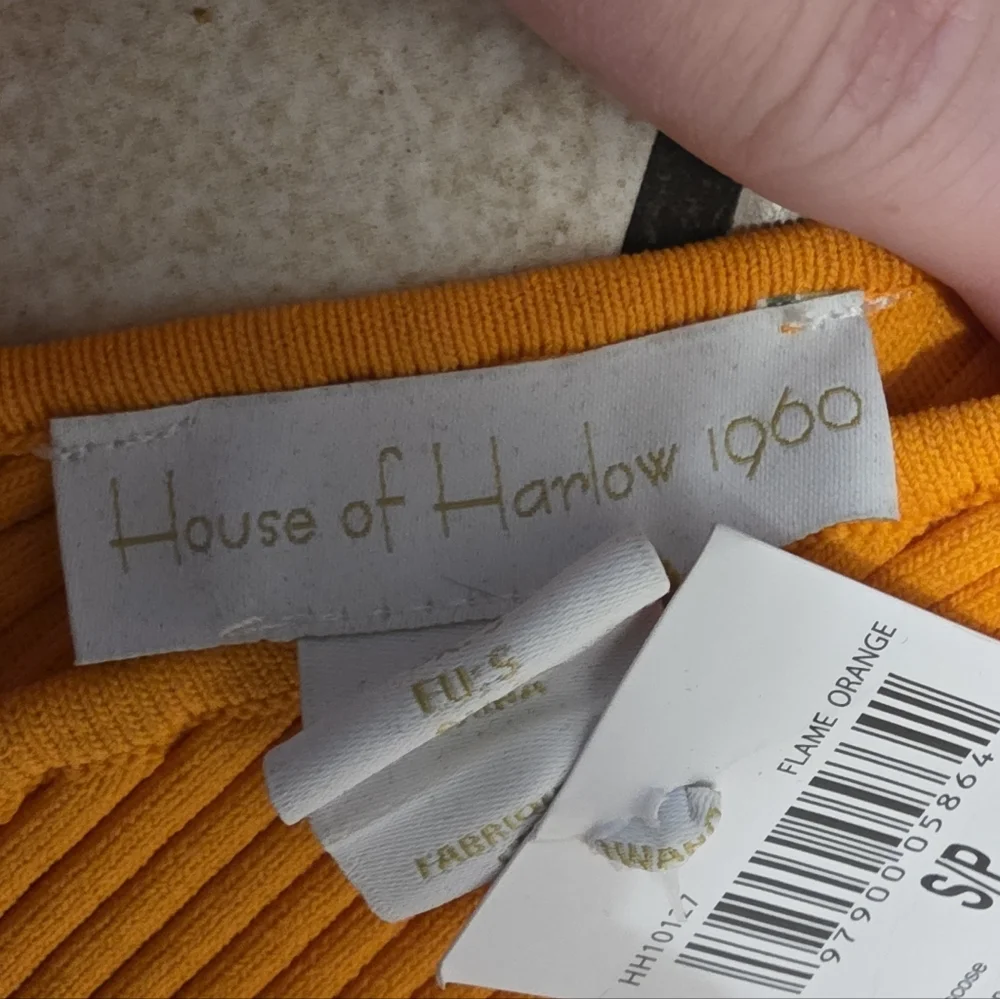 NWT House Of Harlow 1960 Ribbed Bodycon Sleeveless Midi Dress- S
